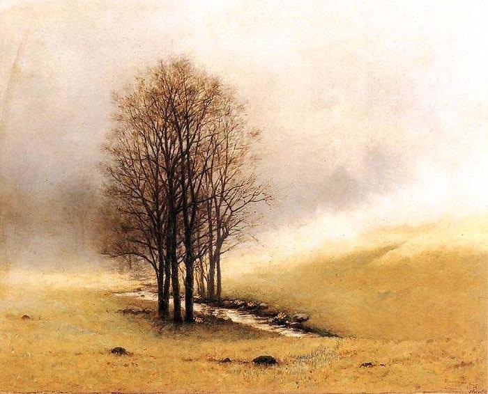 Stanislaw Witkiewicz Springtime fog. France oil painting art